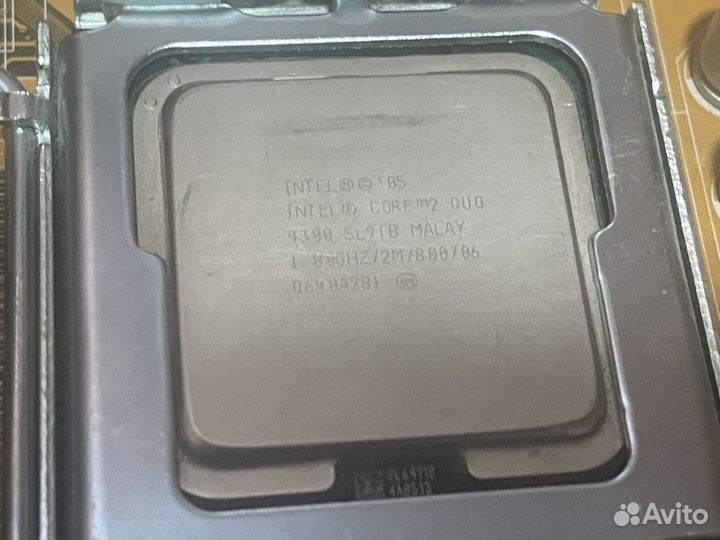 Материнская плата asus p58-e с процессором Core 2