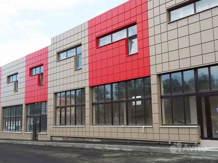 Фото фасада административных зданий металлокассетами Информация от ТСК Новый Век