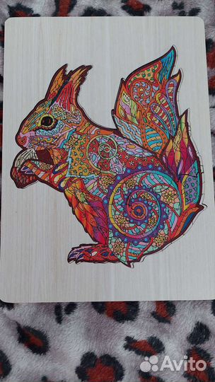 Деревянный арт пазл