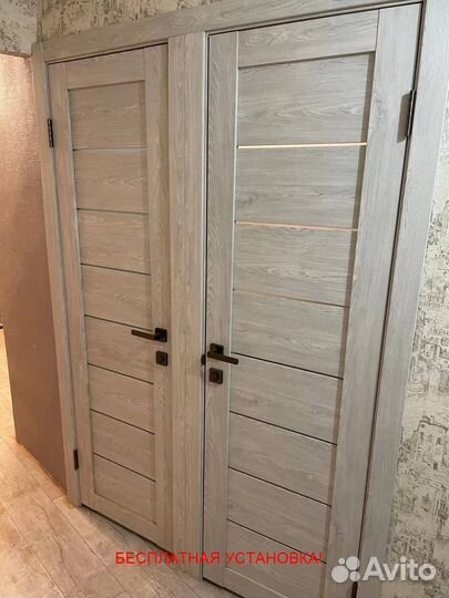 Входная дверь в квартиру с установкой