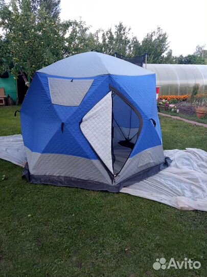 Зимняя палатка cube трехслойная