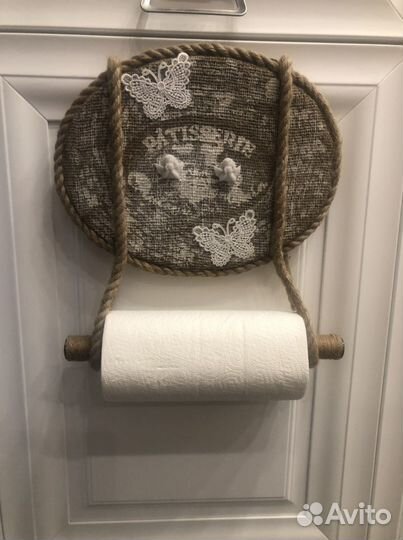 Держатель для бумажных полотенец ручной работы