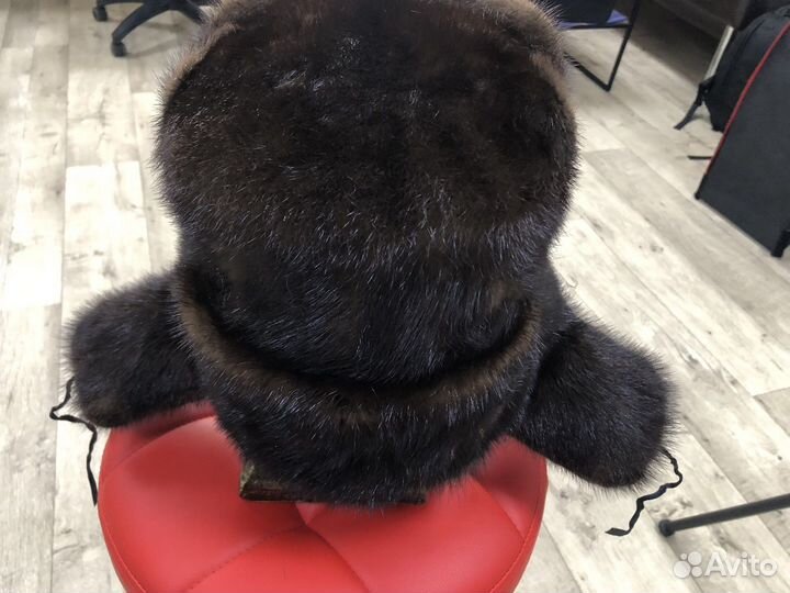 Шапка ушанка норка