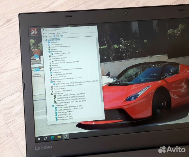 ThinkPad T460 IPS FHD i5 SSD 2акб идеал