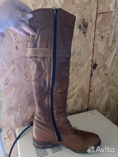 Сапоги натуральная кожа