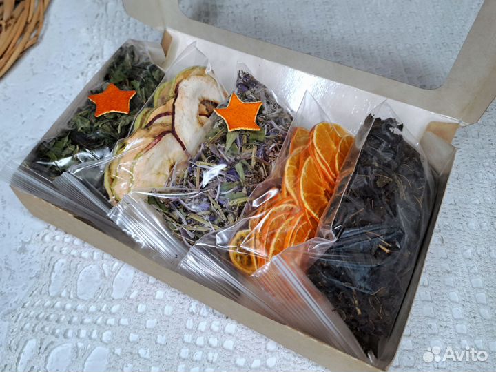 Чай домашний подарочный набор Сладкий подарок