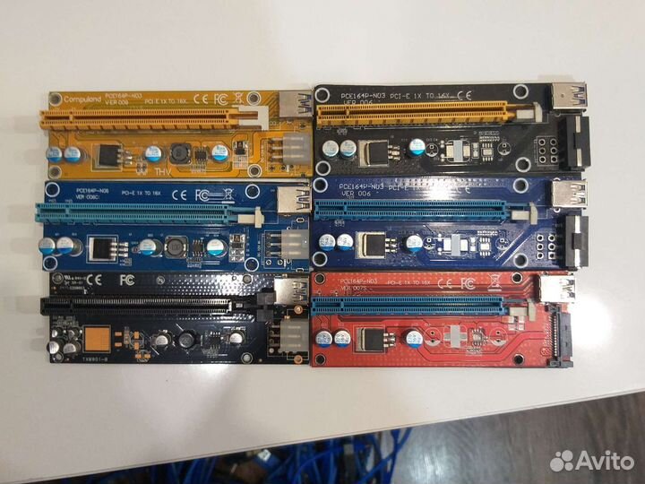 Райзер pci-e разные