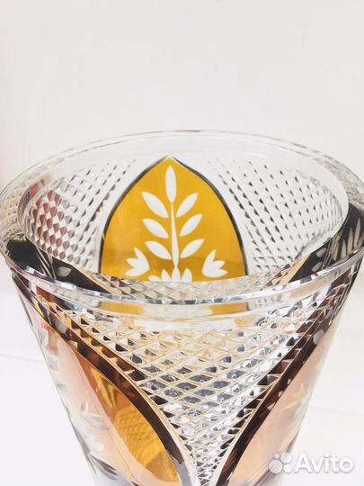 Ваза Цветной хрусталь Германия