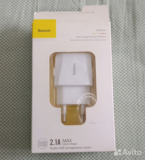 Baseus сетевой адаптер на 2 USB (duplo USB)