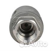 Клапан обратный пружинный DN.ru lscv 1 Ду25 Ру16 нержавеющий муфтовый