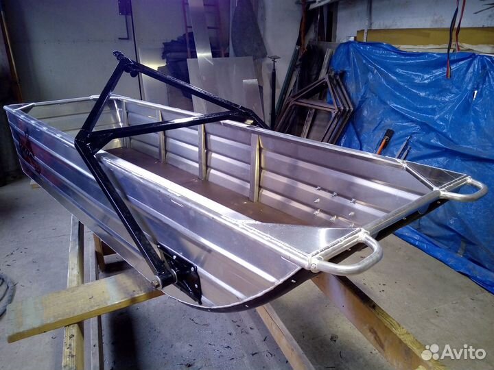Сани-волокуши для снегохода (алюминиевые) е