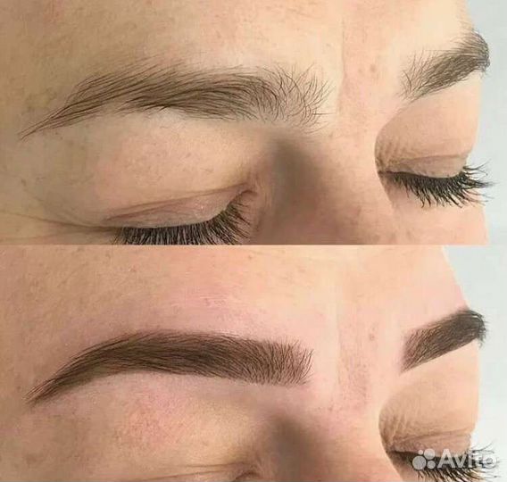 Коррекция +Окрашивание Бровей