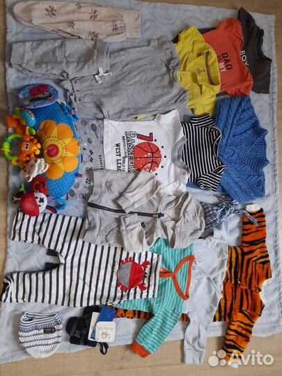 Детские вещи пакетом 3-6 месяцев