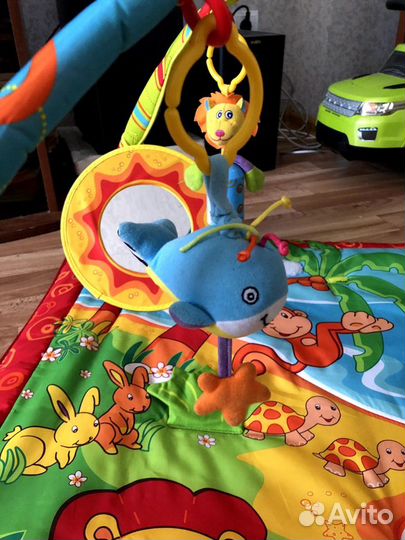 Развивающий коврик tiny love с обезьянкой