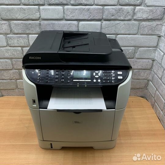Лазерное мфу 3 в 1 Ricoh SP3500sf. Гарантия