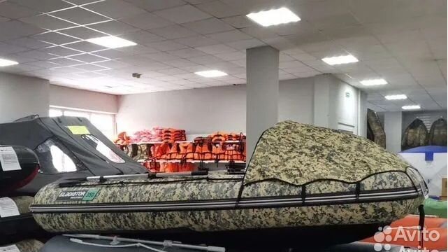 Лодка пвх Gladiator E350 PRO camo