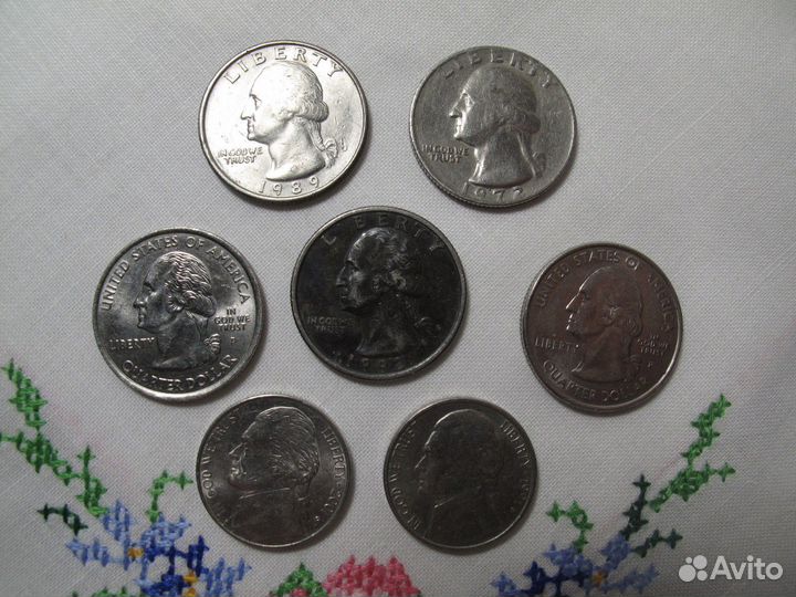 Америка - black beauty - 25 центов - 1992 (P) и др