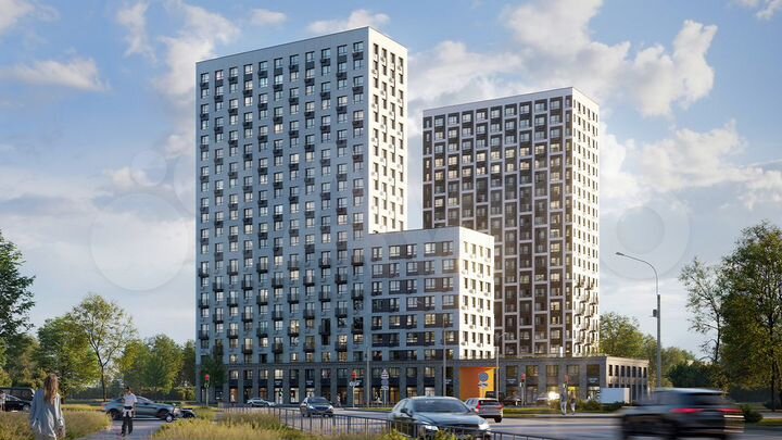 1-к. квартира, 37 м², 12/21 эт.