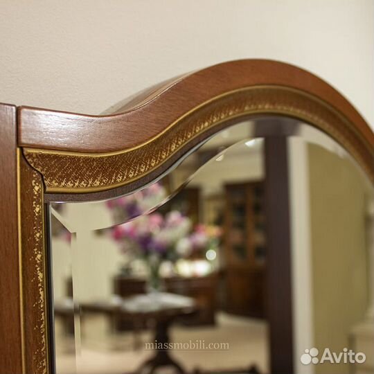 Зеркало к столу туал. Луиджи орех Миассмебель