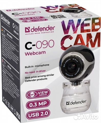 Веб-камера Defender с микрофоном 720 р