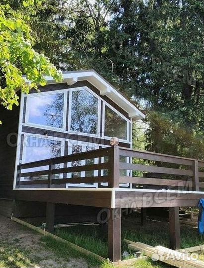 Остекление окон и балконов пвх