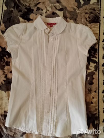 Блузка школьная 128