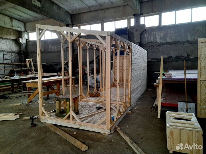 Хозблок. Сарай. Бытовка с дровенником