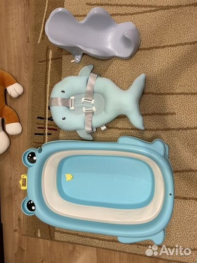 Складная ванночка для новорожденных