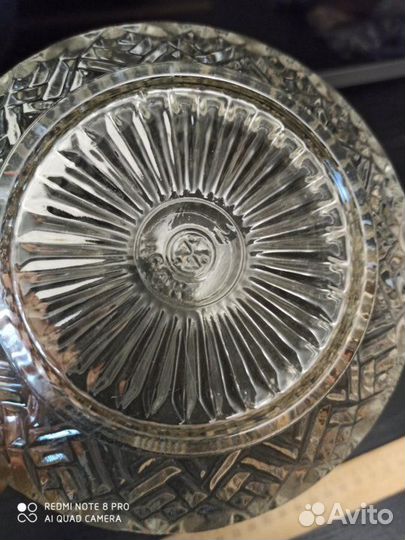 Пара стеклянных салатников. СССР