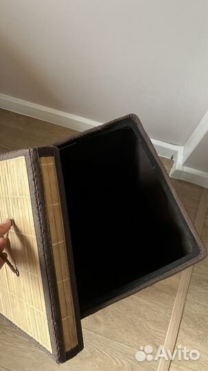 Корзина для белья из бамбука