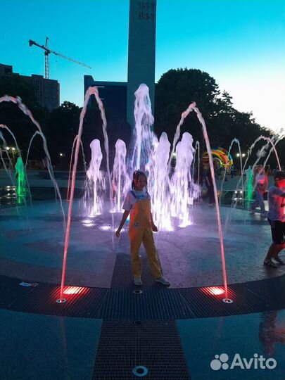 Джинсовый комбинезон летний