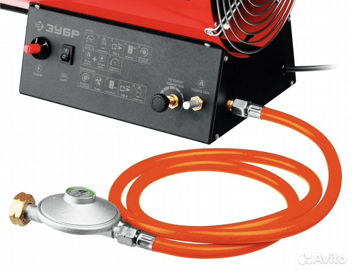 Газовая тепловая пушка (тпг-35) зубр