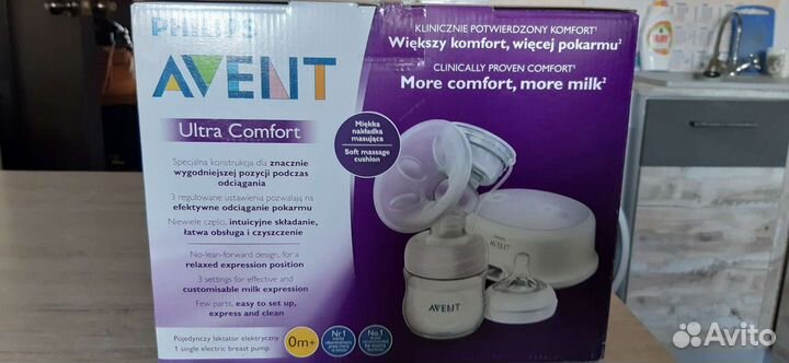 Молокоотсос avent электрический