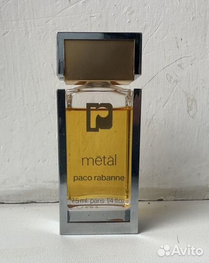Paco Rabanne Metal флакон винтаж