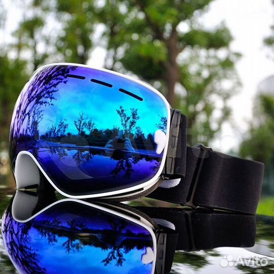 Очки Сноуборд Двойная линза Antifog Маска