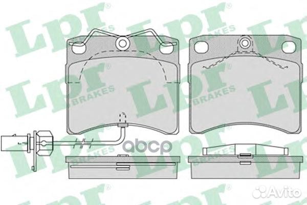 05P984 Колодки тормозные volkswagen T4 00-03 пе