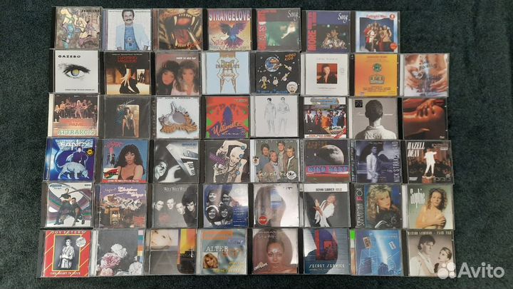 CD диски фирменные. Диско-80х