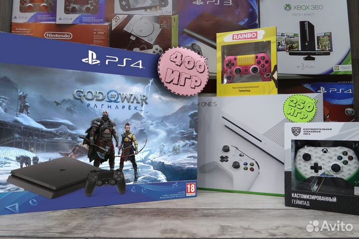 Ps4 Xbox One + 1000 игр gowr издание ps3 xbox360