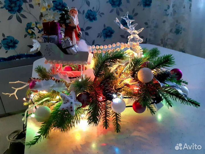 Новогодняя композиция, декор