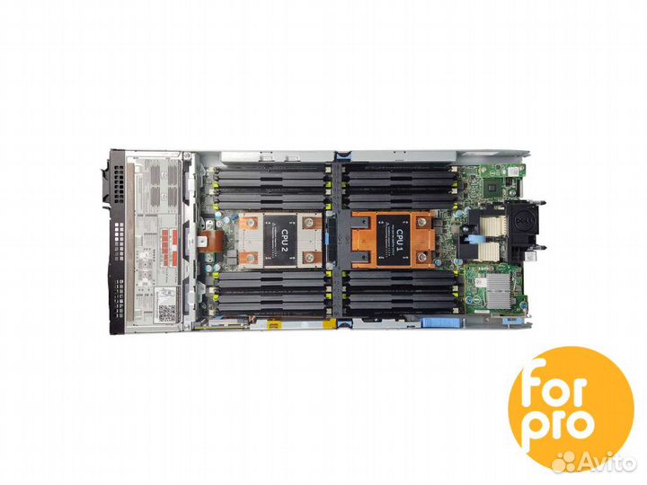 Сервер dell FC630 2xE5-2618Lv3 64GB, H730