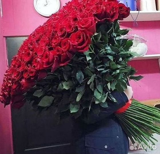 Букет роз 101 роза 51 роза