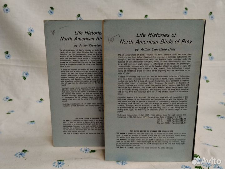 Life Histories of North American birds в 2т 1961