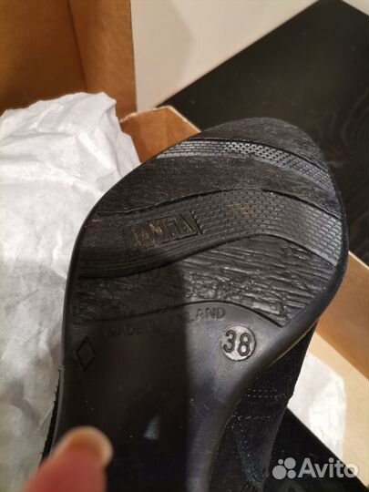 Зимние женские сапоги 38 натуральная замша