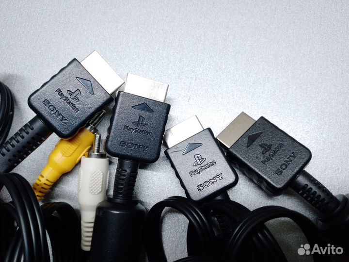Кабели AV Playstation 1-2 (Оригинальные, 3 Шт. )