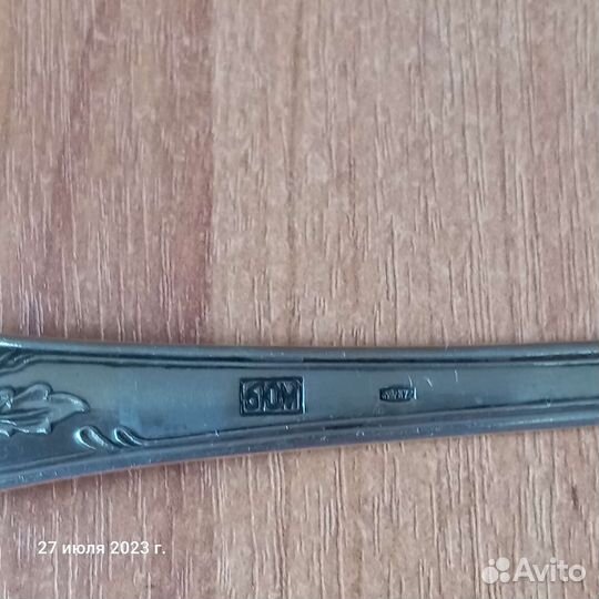 Ложка столовая серебро СССР