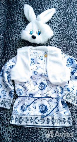 Костюм зайки новый