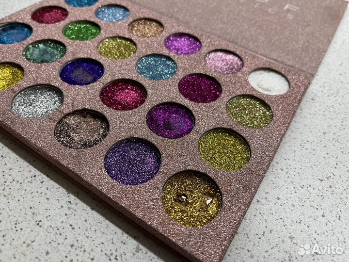 Палетка глиттеров блесток 24 цвета