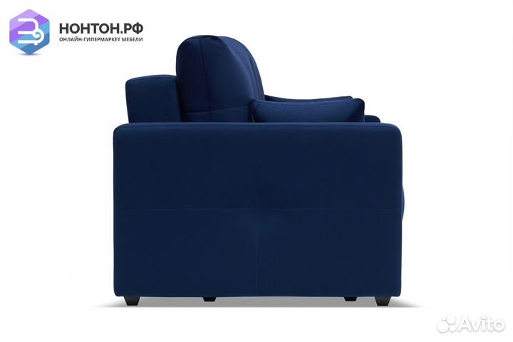 Диван еврокнижка Вита 3-х местный темно-синий
