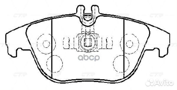 Колодки тормозные зад mercedes C-class 204 11