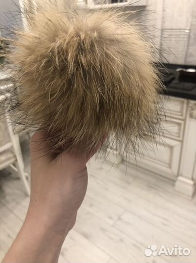 Помпон натуральный мех